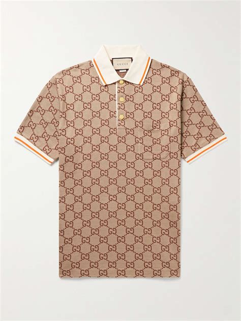 gucci all over print polo|Gucci shirts for men.